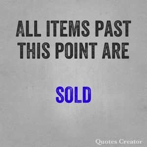 Items Sold